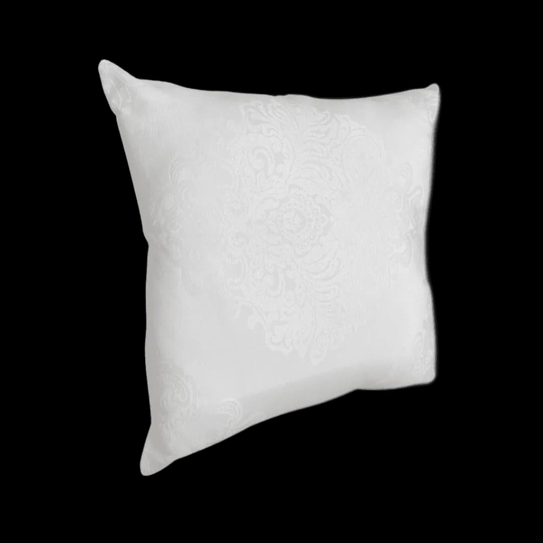 Almofada Adamascado Branco