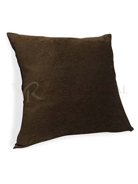 Almofada Chenille Marrom