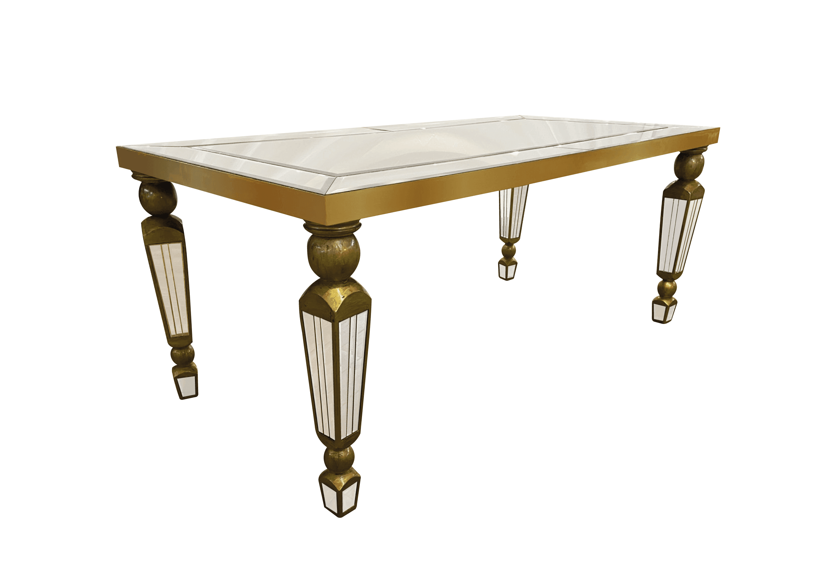 Mesa de Espelho Pavanni Gold 2.00x1.00