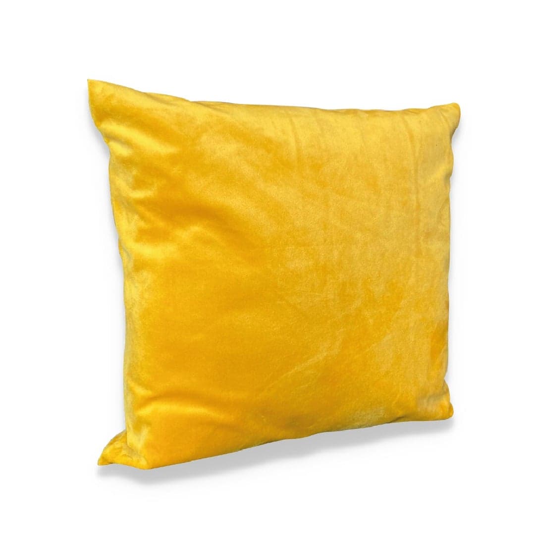 Almofada Veludo Amarelo
