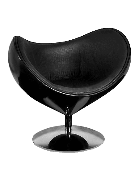 Poltrona Meia Lua Black