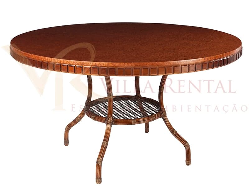 Tampo Radica Quadriculado 1.60 + Base Rattan