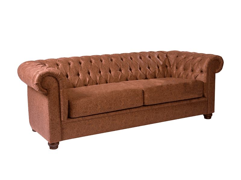 Sofá Chesterfield Brown 3L