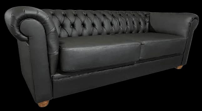 Sofá Chesterfield  Black 3L