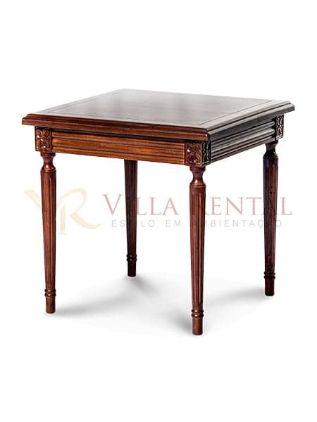 Mesa lateral Pé Inglês Imbuia