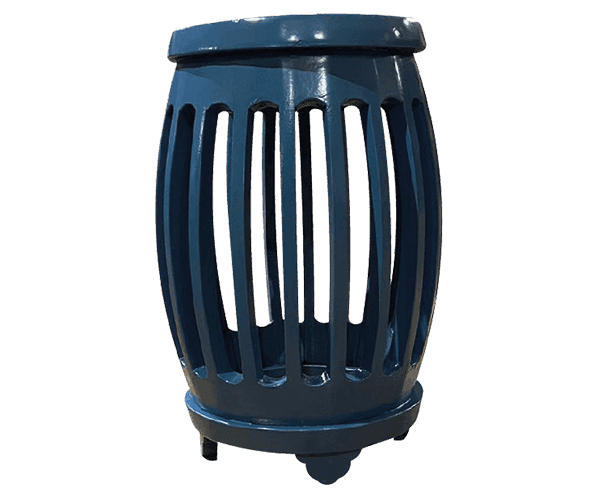Puff Garden Seat Madeira Azul 