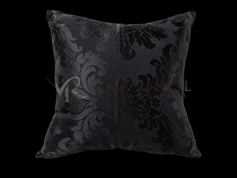 Almofada Adamascado Preto