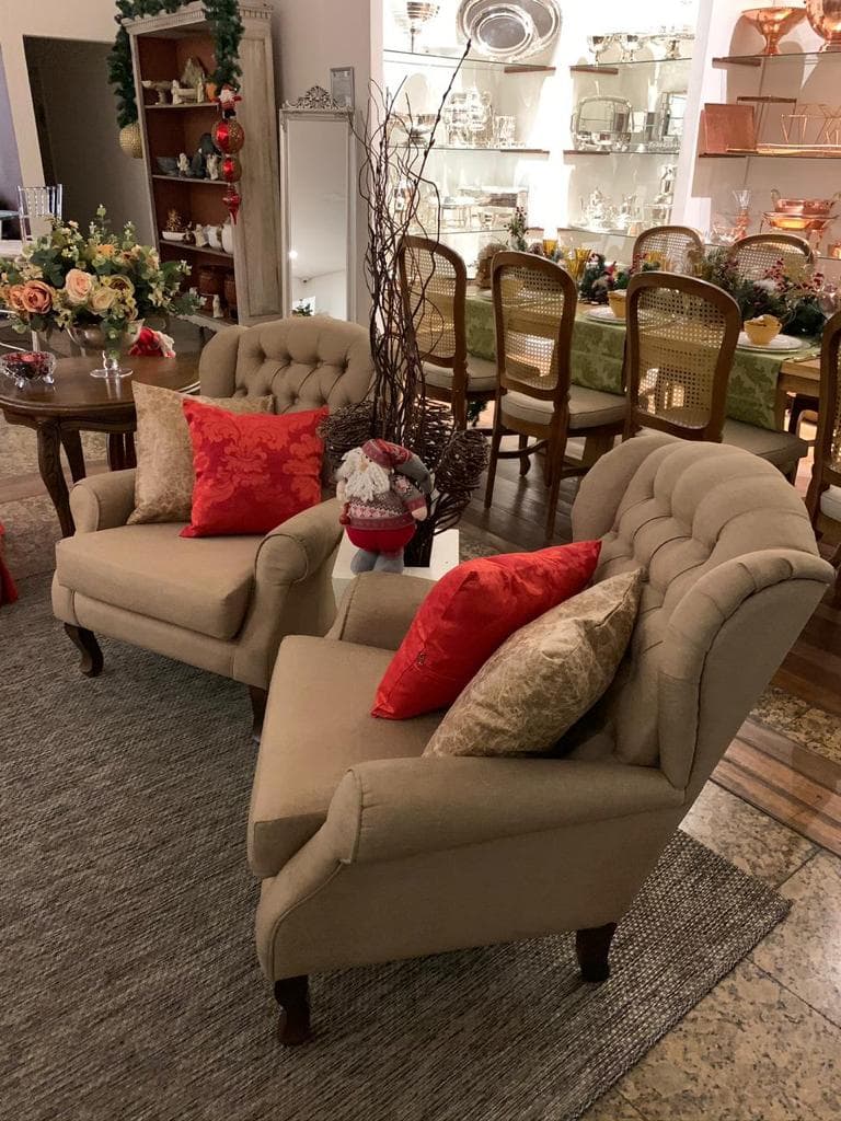 Ambientação Poltrona Bergere Gray