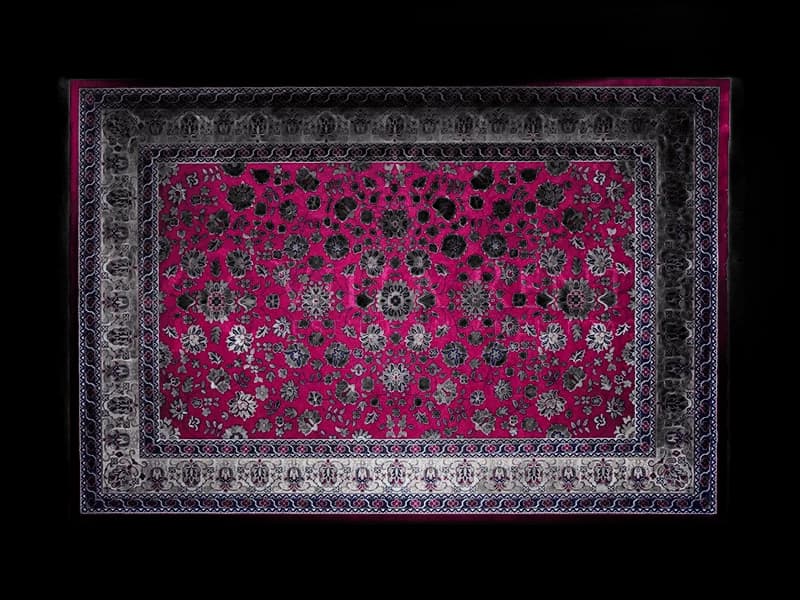 Tapete Red Floral 3.30x2.40