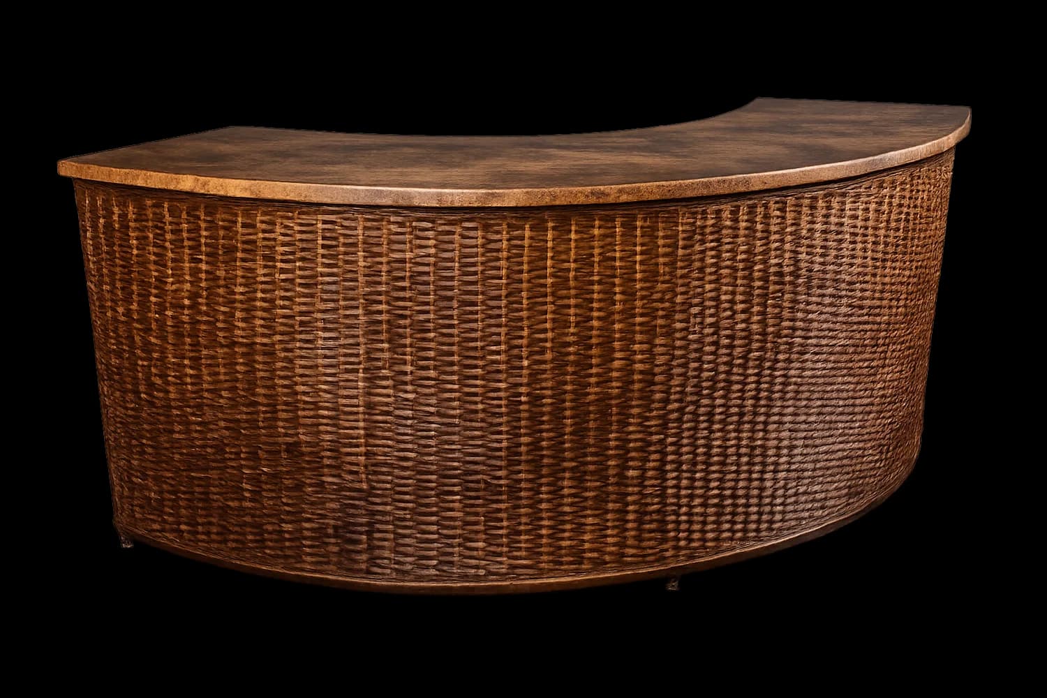 Bar Rattan Meia Lua