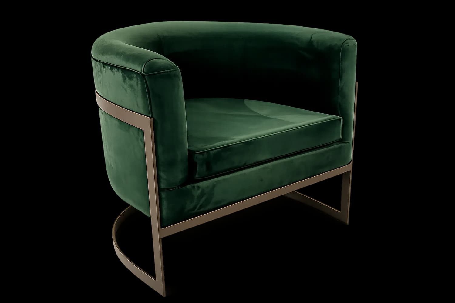 Poltrona Cosmo. Oval Aço Corten