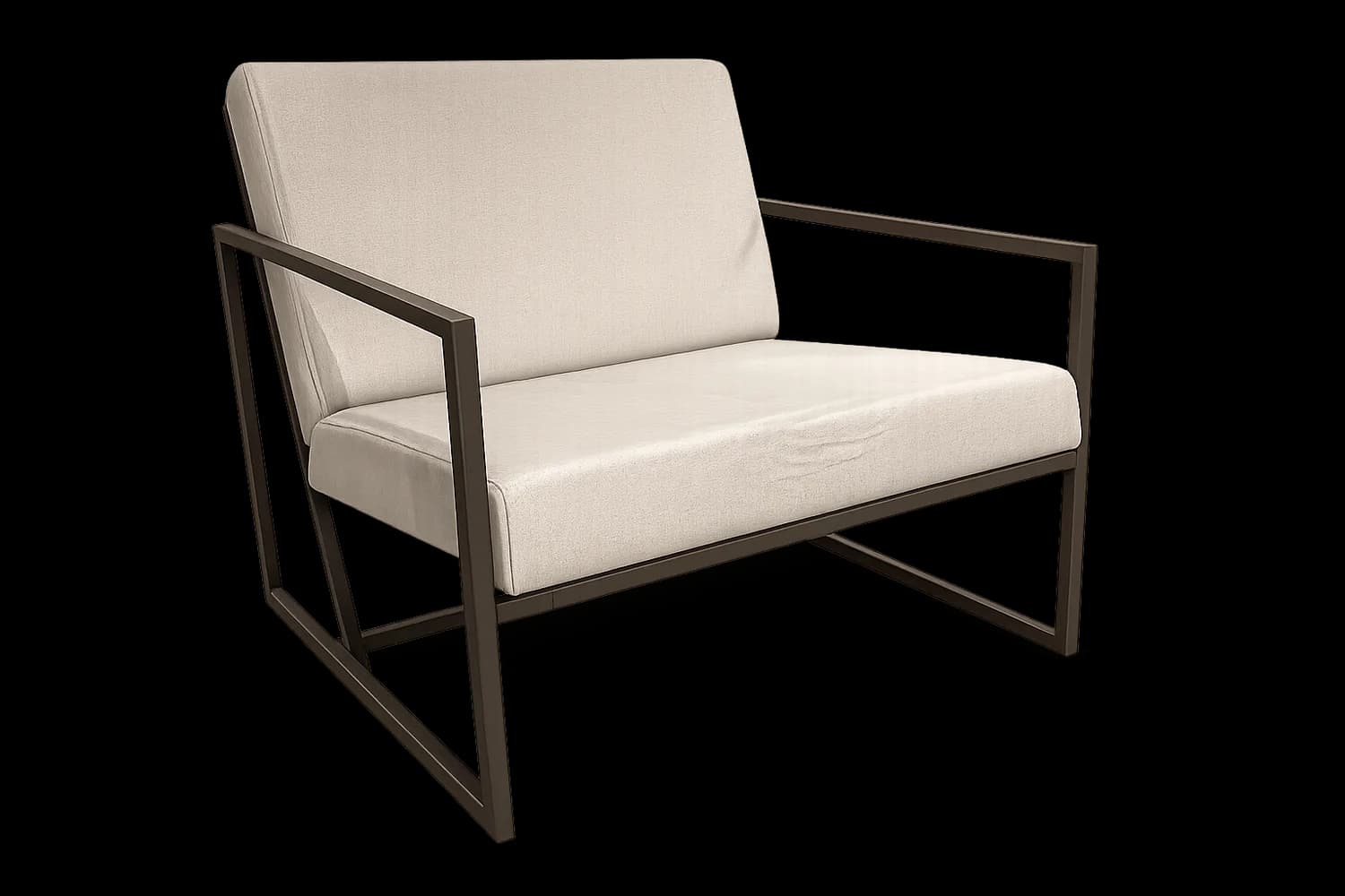 Poltrona Cosmo. Q. Aço Corten
