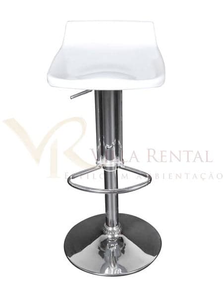 0 Banqueta Reta sem Encosto Branca