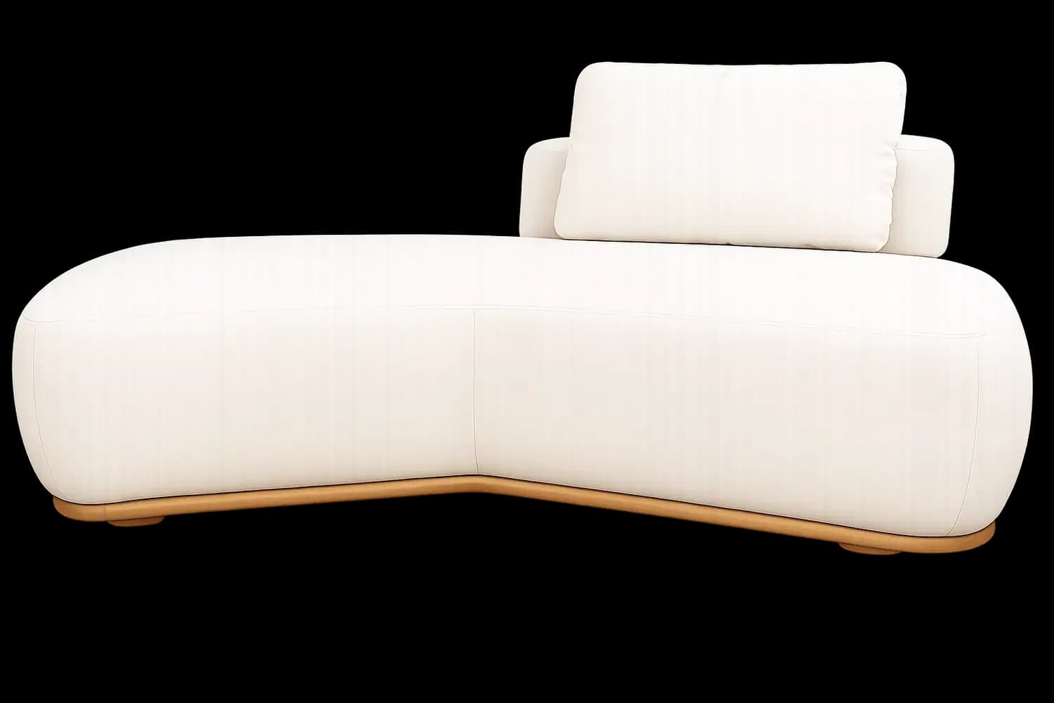 Mod Névoa Chaise Direito