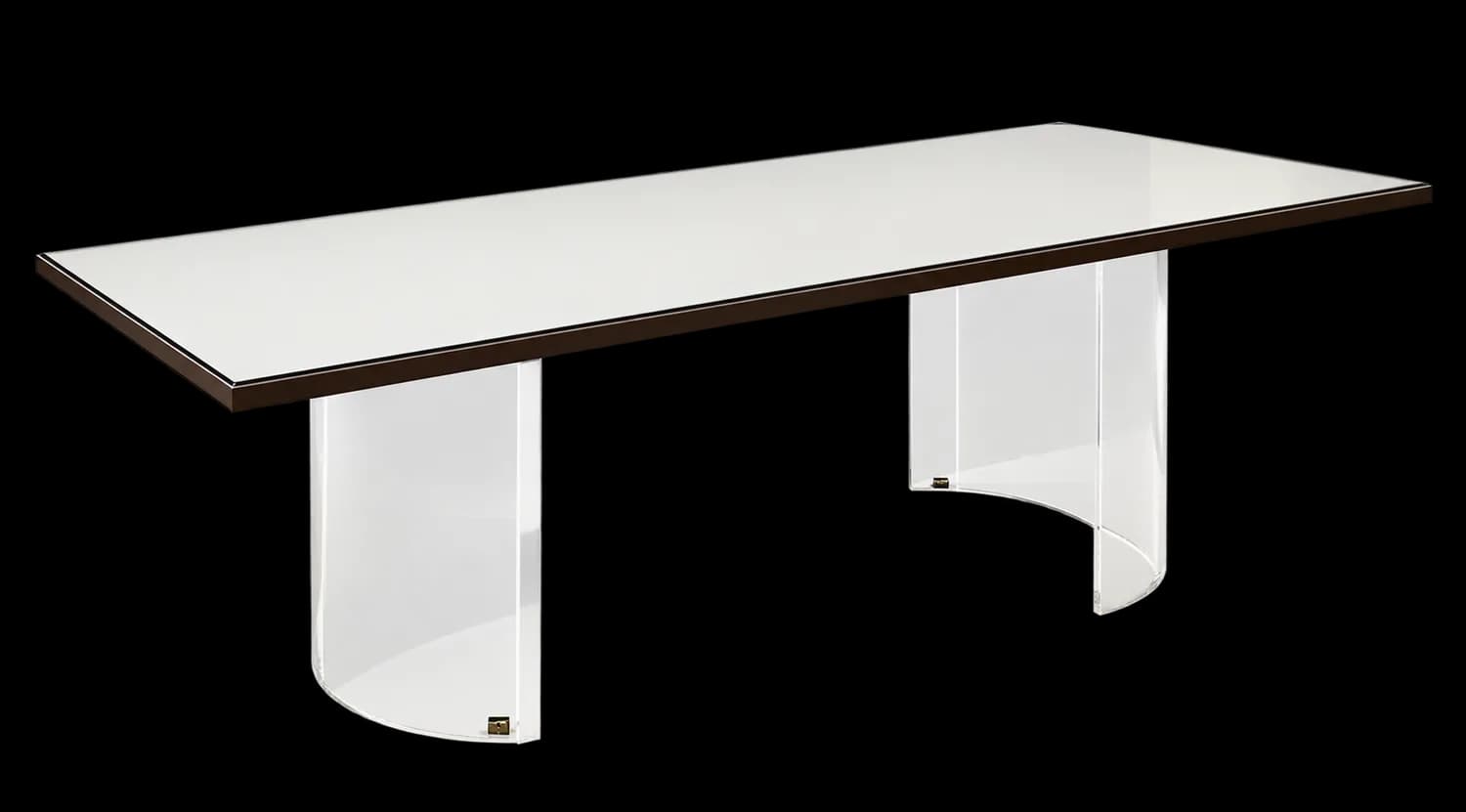 Tampo de espelho 2x1 + Base conjunto meia lua
