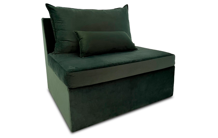 Revest. Sofa Mod. Centro Veludo Verde