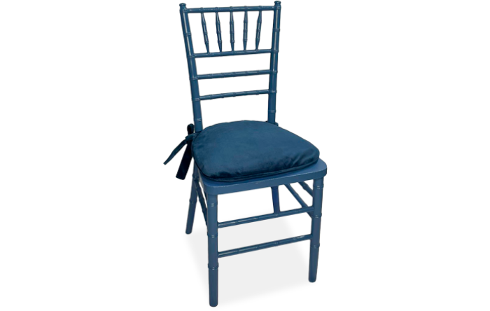 Cadeira Tiffany Blue Ass. Veludo Azul