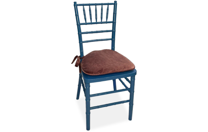 Cadeira Tiffany Blue Ass. Veludo Rose