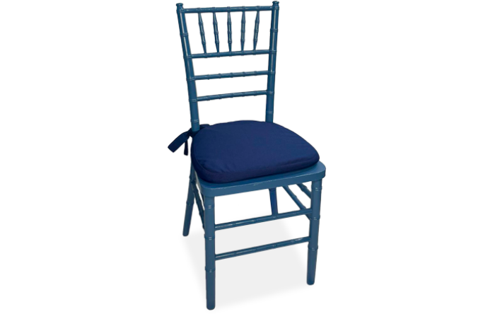 Cadeira Tiffany Blue Ass. Oxford Azul Marinho s/ Vivo