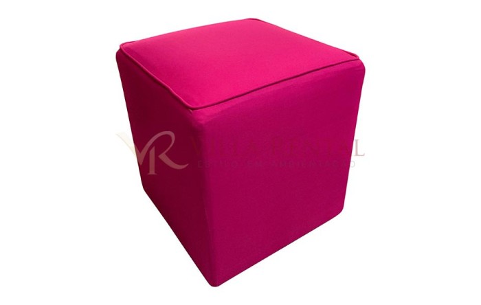 Revest. Puff 0.40x0.40 Oxford Pink Escuro